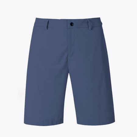 Lightweight stretch nylon shorts for men in a neutral blue shade, showcasing comfortable casual style for everyday wear.