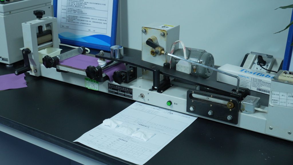 Quality control process ensuring consistency in outdoor apparel production
