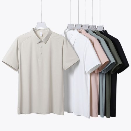Seamless Cooltouch Polo Shirt for men in jungle green, featuring a modern design with a comfortable, relaxed fit, Multiple colors available