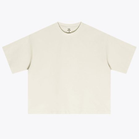 Simmerui Sorona Boxy Fit light apricot Color Front View T-Shirt