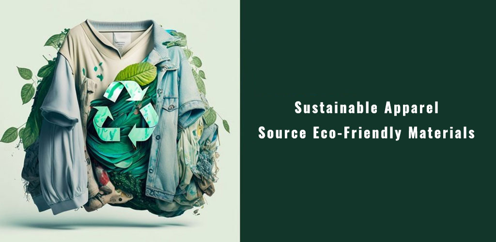 Eco-friendly apparel collection with recycled materials and sustainable production practices