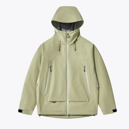 Simmerui apple-green Men’s Waterproof Hiking Jacket Outdoor Coat