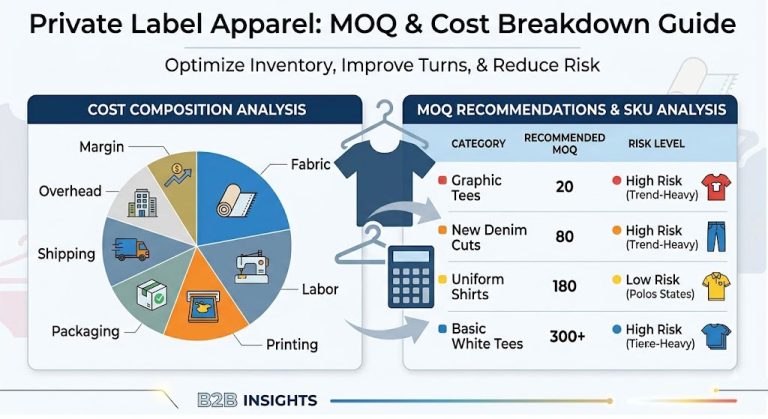 MOQ and Cost Breakdown for Private Label Clothing