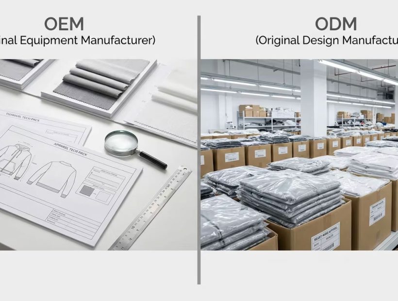OEM vs ODM apparel manufacturing model comparison
