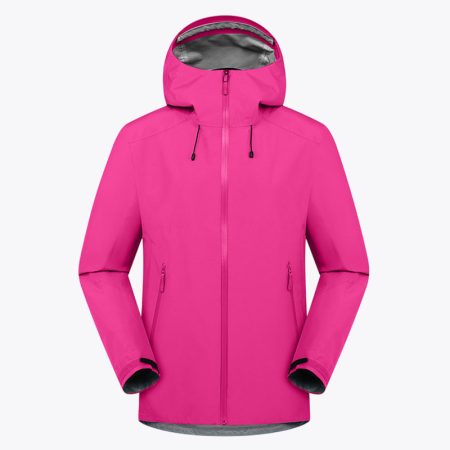rose red unisex lightweight insulated waterproof jacket