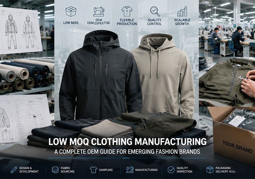 Low MOQ clothing manufacturing guide for emerging fashion brands seeking flexible OEM production