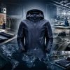 OEM clothing manufacturer selection guide for US and EU brands with a technical jacket and apparel production scenes