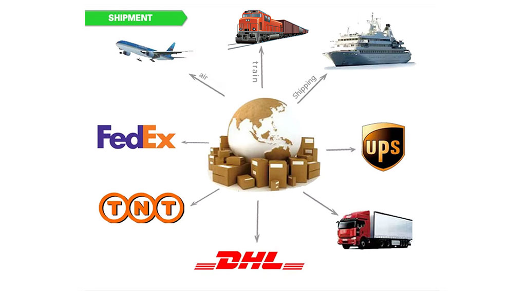 Freight and courier network representing stable apparel production capacity and global delivery