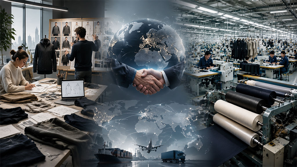 Apparel production team and garments representing why choosing the right OEM clothing manufacturer matters