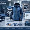Apparel dye safety and colorfastness compliance showing fabric testing, color matching, chemical inspection and quality control processes for OEM production