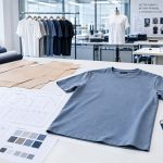 Custom t-shirt manufacturing case study showing fabric selection, pattern development, tech packs, samples and production preparation