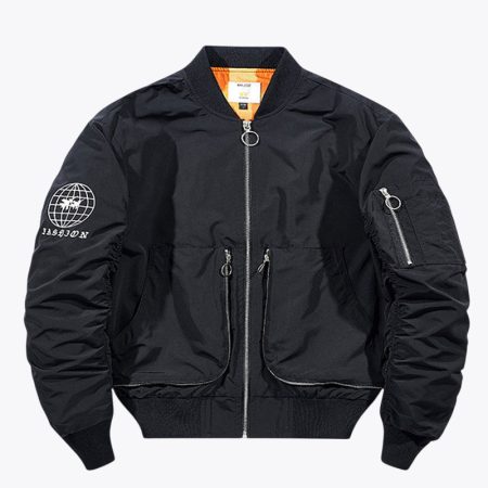 Simmerui Embroidered Bomber Jacket Men